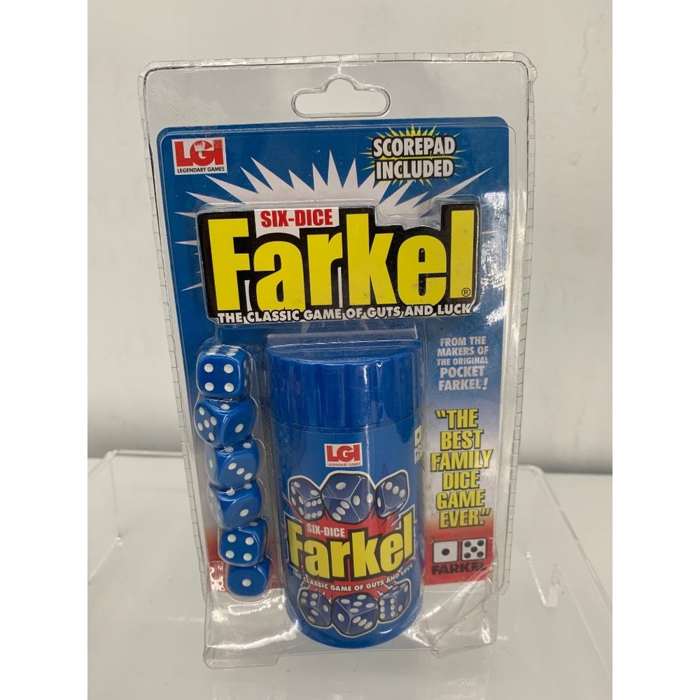 Six Dice Farkle Classic Game of Guts and Luck LGI Games New Sealed